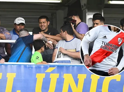 La curiosa forma de Riquelme para referirse a River: "Es el que..."