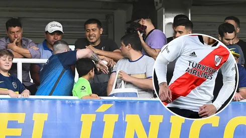 La curiosa forma de Riquelme para referirse a River: "Es el que..."