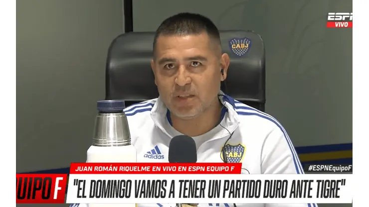 "Boca tendría que estar último", la frase de Riquelme que se hizo viral en Twitter