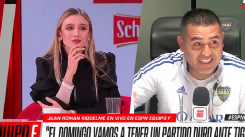 VIDEO | El cruce al aire entre Riquelme y More Beltrán: "Que no se enoje"