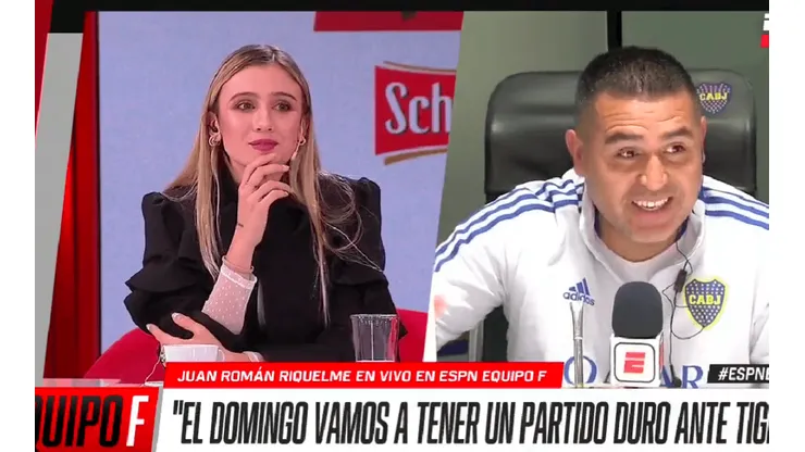 VIDEO | El cruce al aire entre Riquelme y More Beltrán: "Que no se enoje"