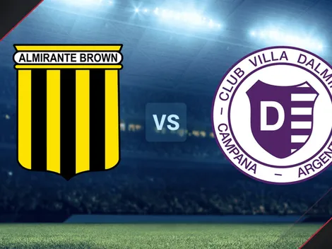 EN VIVO: Almirante Brown vs. Villa Dálmine ONLINE por la Primera Nacional | Hora, canal de TV, streaming EN DIRECTO y MINUTO a MINUTO