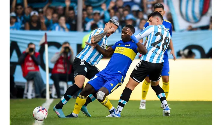 A Enzo Copetti lo chicanearon con helado después de que Racing fuera eliminado por Boca.