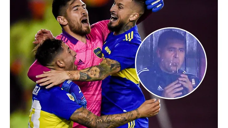 Riquelme volvió al vestuario de Boca después del triunfo ante Racing: el motivo