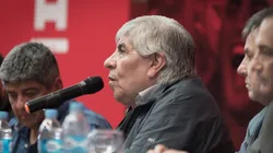 Hugo Moyano podría renunciar a su cargo en Independiente.