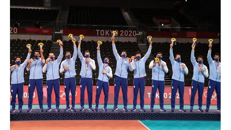 Argentina y el vóley masculino, medalla de bronce en Tokio 2022