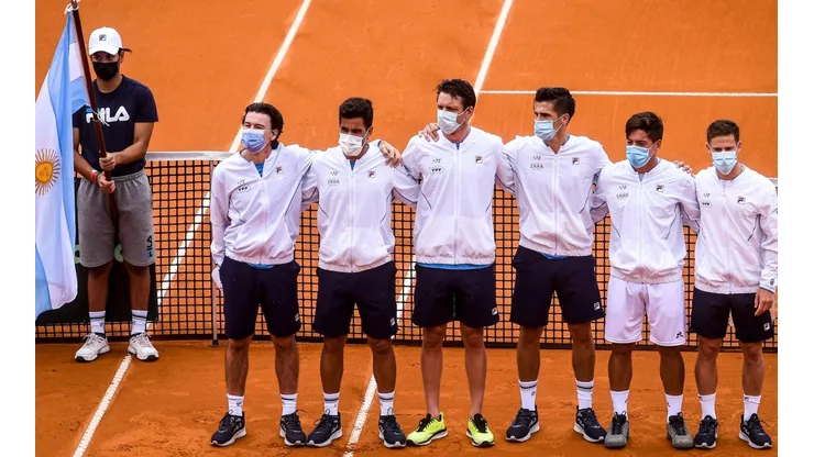 Guillermo Coria, Maximo Gonzalez, Horacio Zeballos, Federico Coria, Sebastian Báez y Diego Schwartzman