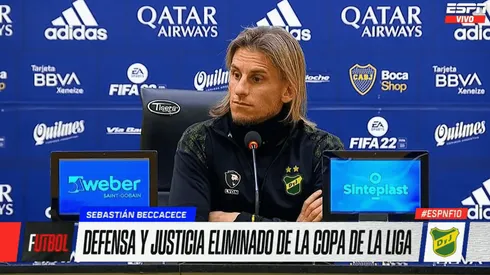 El cruce de Beccacece con un periodista.