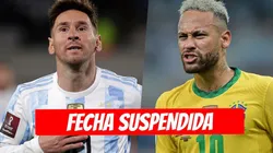 Se suspendió Argentina vs. Brasil.