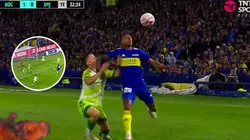 VIDEO | El terrible codazo de Villa a un rival que impidió el gol de Pol Fernández: ¿era para roja?