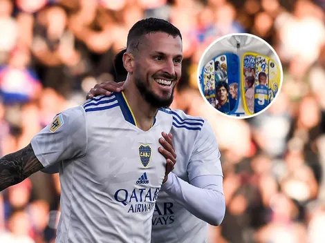 Benedetto y unas canilleras particulares que volvieron locos a los hinchas