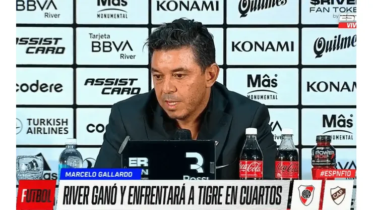 Gallardo analizó el polémico penal que le dieron a River: "Me lo reconoció"
