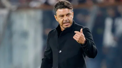 El XI de River vs. Platense.