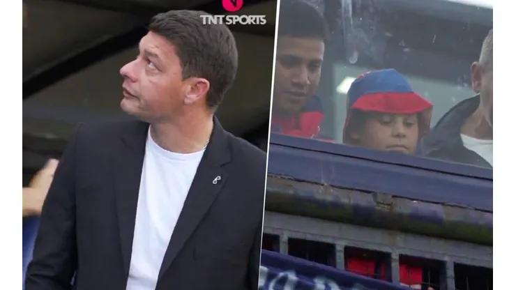 VIDEO | La reacción de Battaglia cuando un niño hincha de Tigre lo insultó en la cara