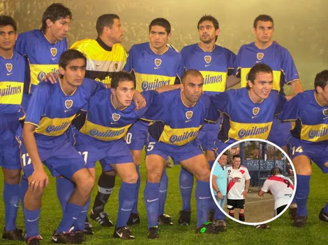 Ganó todo con Boca, lo obligaron a ponerse la camiseta de River y así reaccionó