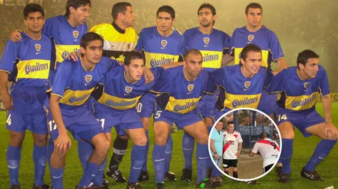 Un ex-Boca debió ponerse la de River.