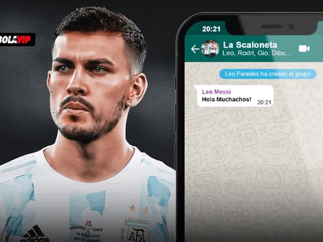 Paredes reveló quiénes son los jugadores que están en el grupo de WhatsApp de la Selección