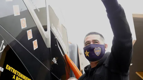 Riquelme, en Bolivia con el plantel.