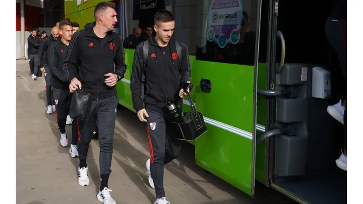 Gallardo volvió a respirar después de un susto que tuvo con dos jugadores de River