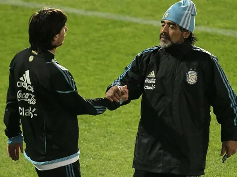 VIDEO | FIFA juntó a Maradona con Messi en una jugada y enloqueció a todos los argentinos