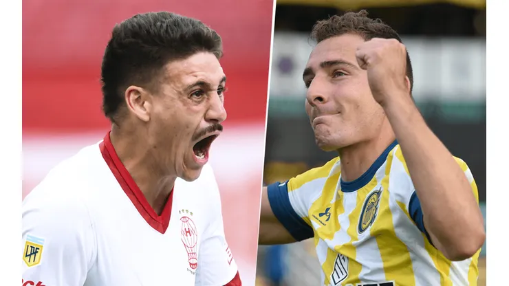 Huracán vs. Rosario Central por la Copa de la Liga (Fotos: Getty).
