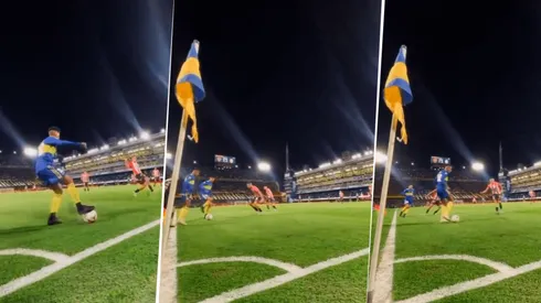 VIDEO | La particular jugada de una joya de Boca que dividió aguas