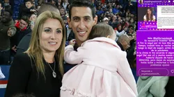 Furioso descargo de la esposa de Di María por el romance De Paul-Tini: "¿Es necesario inventar tanto?"