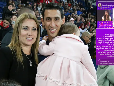 Furioso descargo de la esposa de Di María por el romance De Paul-Tini: "¿Es necesario inventar tanto?"