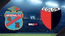 Arsenal de Sarandí vs. Colón de Santa Fe por la Copa de la Liga Profesional.