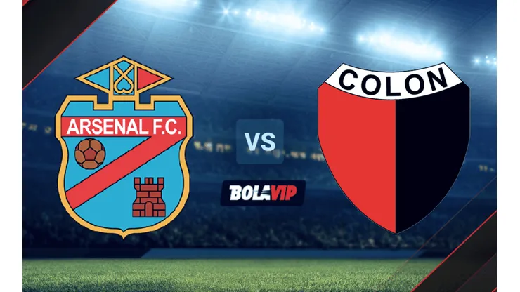 Arsenal de Sarandí vs. Colón de Santa Fe por la Copa de la Liga Profesional.