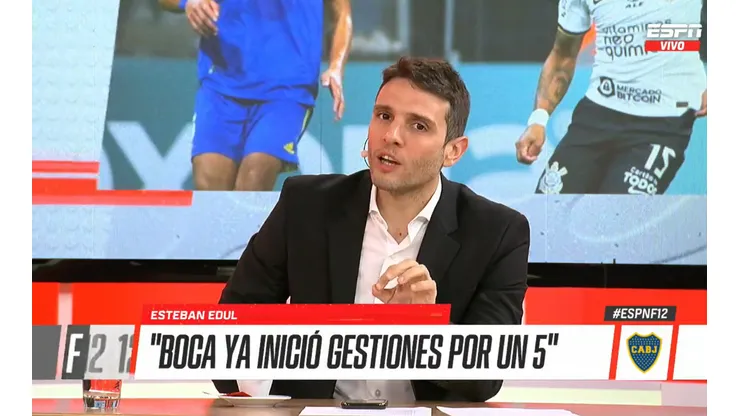 Edul reveló que Boca negocia por un 5.