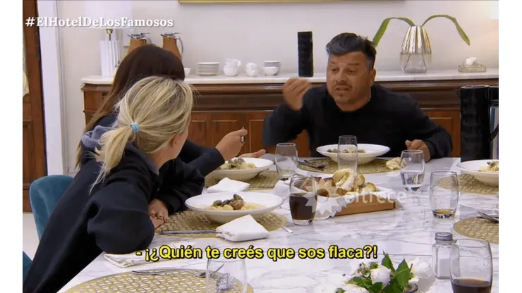 Chanchi Estévez insultó a Sabrina Carballo (captura).