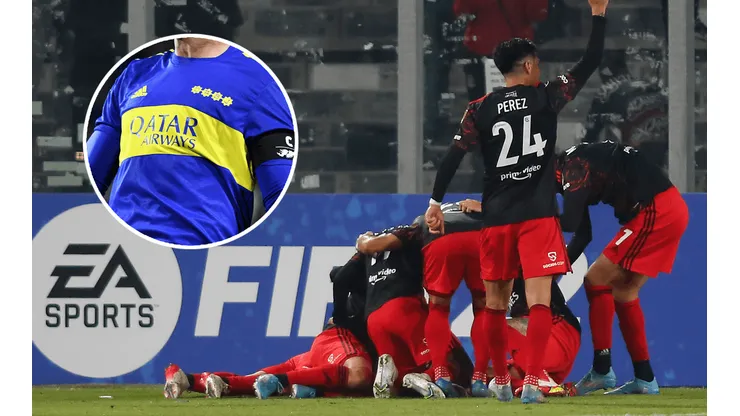 Mención especial a un jugador de Boca mientras ganaba River.
