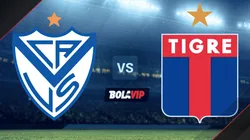 Vélez vs. Tigre por la Copa de la Liga Profesional.