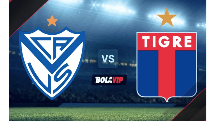 Vélez vs. Tigre por la Copa de la Liga Profesional.