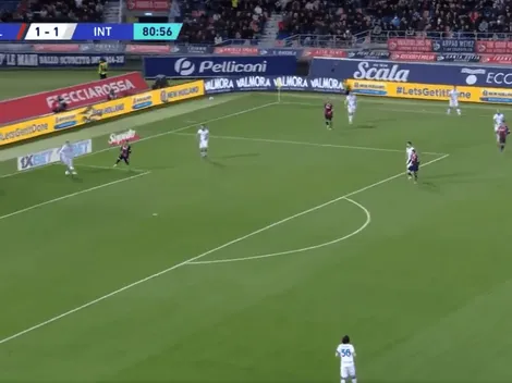 VIDEO | El insólito gol que podría costarle el campeonato al Inter de Lautaro