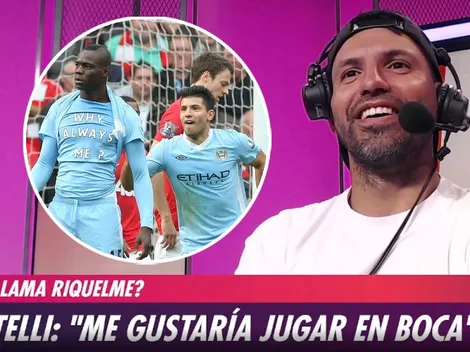 Balotelli le confesó al Kun Agüero sus ganas de jugar en Boca: "Si me llama Román, voy"