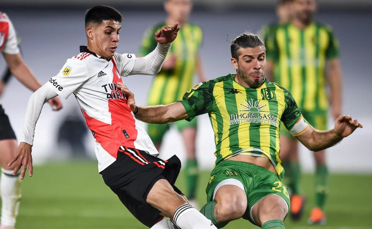 Tomás Galván en su primer ciclo en River. (Foto: Getty).
