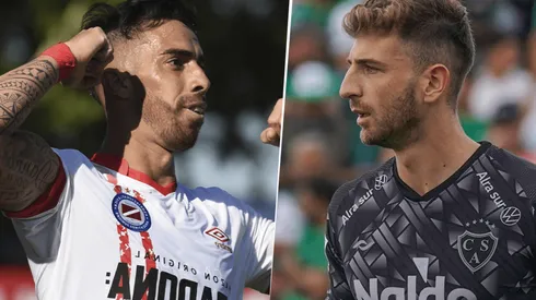 Argentinos Juniors vs. Sarmiento por la Copa de la Liga Profesional (Fotos: Getty Images y Twitter Sarmiento)