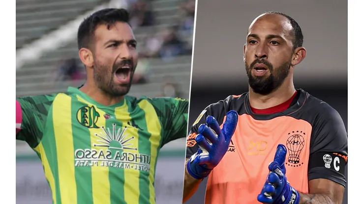 Aldosivi vs. Huracán por la Copa de la Liga Profesional (Fotos: Twitter Aldosivi y Getty Images)
