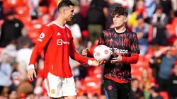 La decisión de Garnacho en redes tras la polémica foto con Cristiano Ronaldo