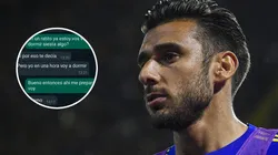 "Cumplió": el chat de Eduardo Salvio con un amigo antes del partido que explica su festejo de gol en Santiago