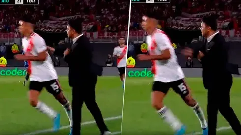 VIDEO | Insólito: Gallardo le dio un correctivo a un jugador de River en pleno partido