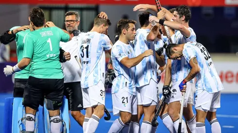 Los Leones vuelven a enfrentarse con Sudáfrica en la FIH Pro League (Foto: Facebook Confederación Argentina de Hockey)