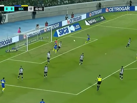 VIDEO | Salvio recibió de Óscar Romero y puso el 1 a 0 para Boca en el minuto 2