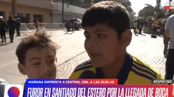 Ganen por él: un nene burló a la seguridad para conseguir que los jugadores de Boca le firmen la camiseta