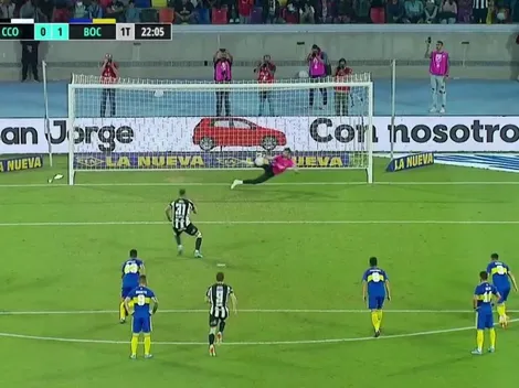 VIDEO | Javi García, figura de la noche, atajó un penal provocado por Rojo