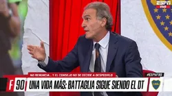 Ruggeri le tiró la presión al plantel de Boca: "Metan huevos y defiendan a Battaglia"