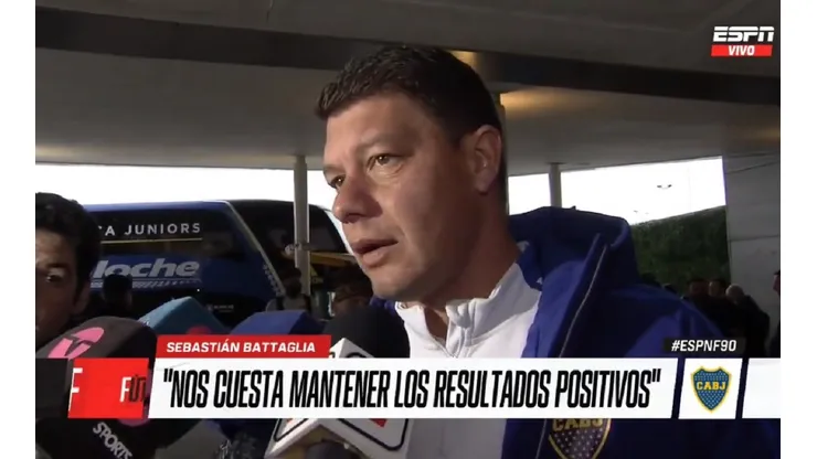 A Battaglia le preguntaron si habló de su futuro con el Consejo y su respuesta fue sorpresiva