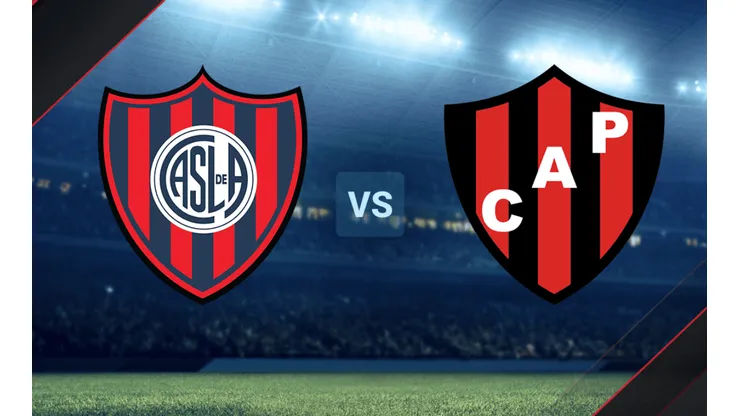 San Lorenzo vs. Patronato por la Copa de la Liga.